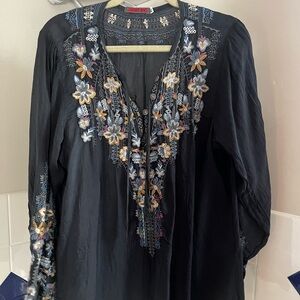 Johnny Was tunica blouse